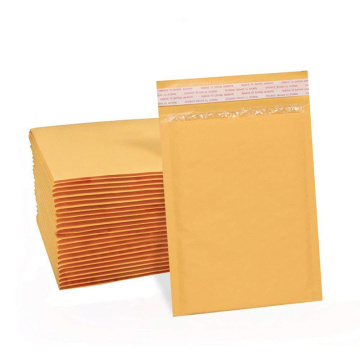 Mailer de bolha branco à prova d &#39;água Kraft amarelo